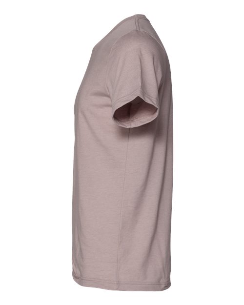 BELLA + CANVAS CVC Jersey Tee 3001CVC Heather Pink Gravel