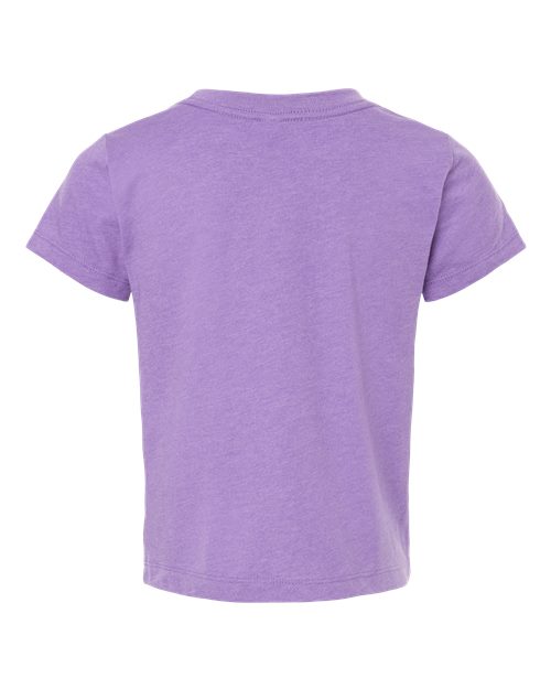 BELLA + CANVAS Toddler Jersey Tee 3001T Heather Stone Custom Embroidered Business Logo