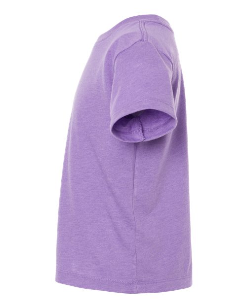 BELLA + CANVAS Toddler Jersey Tee 3001T Heather Team Purple Custom Embroidered Business Logo