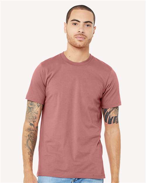 Custom Embroidered BELLA + CANVAS USA-Made Jersey Tee 3001U