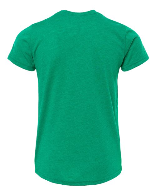 BELLA + CANVAS Youth Triblend Tee 3413Y Custom Embroidered Business Logo