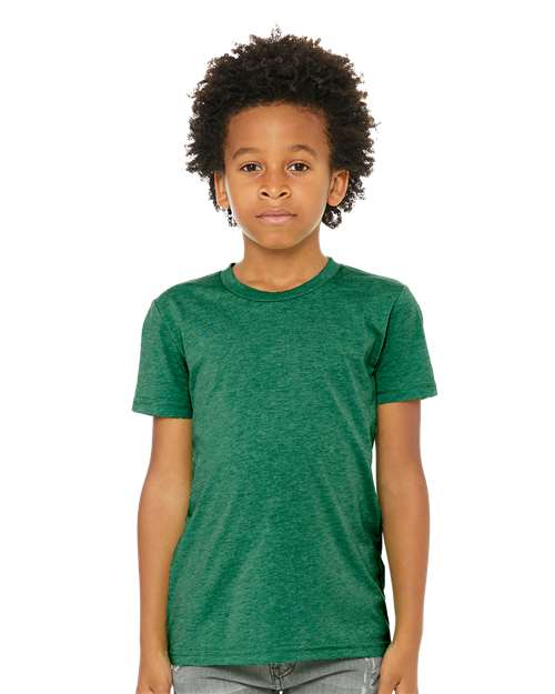 Custom Embroidered BELLA + CANVAS Youth Triblend Tee 3413Y