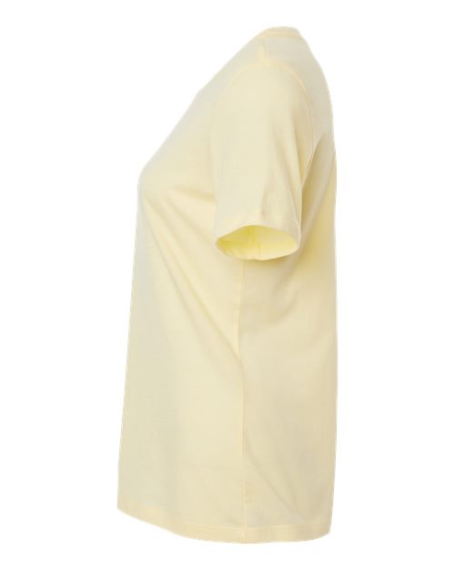 BELLA + CANVAS Women’s Relaxed Fit Heather CVC Tee 6400CVC Heather French Vanilla