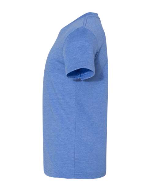 BELLA + CANVAS Youth CVC Jersey Tee 3001YCVC Heather Columbia Blue