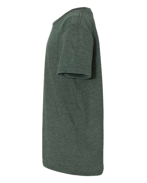BELLA + CANVAS Youth CVC Jersey Tee 3001YCVC Heather Forest