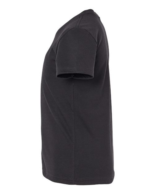 BELLA + CANVAS Youth CVC Jersey Tee 3001YCVC Solid Black Blend