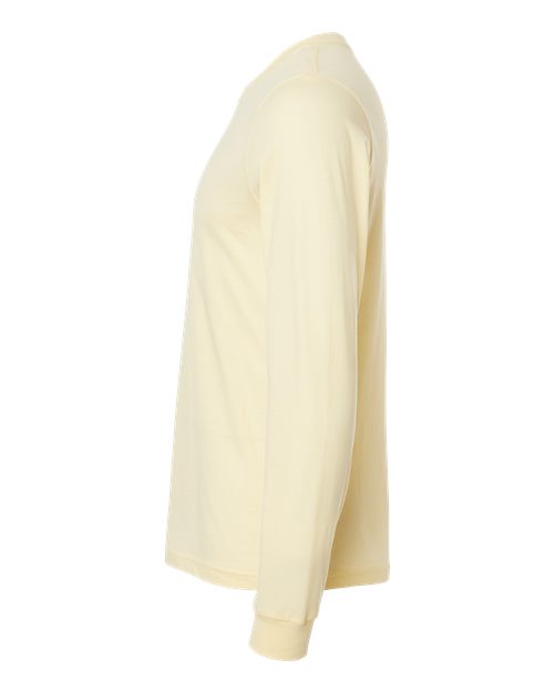 BELLA + CANVAS Heather CVC Long Sleeve Tee 3501CVC Heather French Vanilla