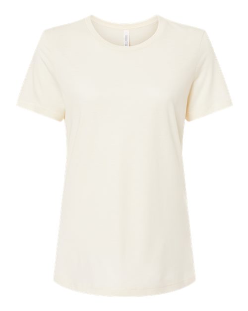 BELLA + CANVAS Women’s Relaxed Fit Triblend Tee 6413 Custom Embroidered Business Logo