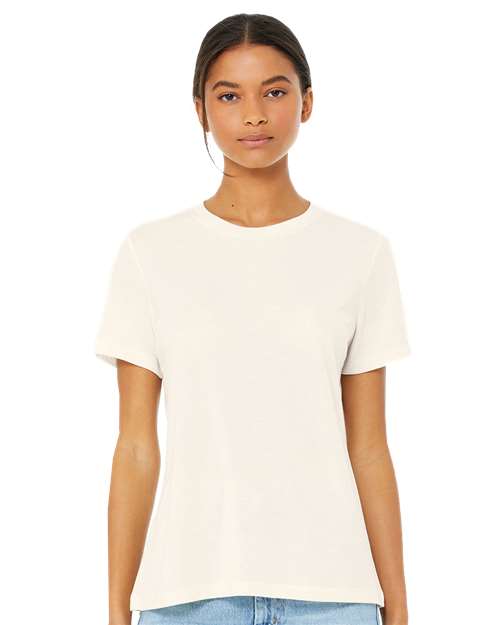 BELLA + CANVAS Women’s Relaxed Fit Triblend Tee 6413 Custom Embroidered Business Logo