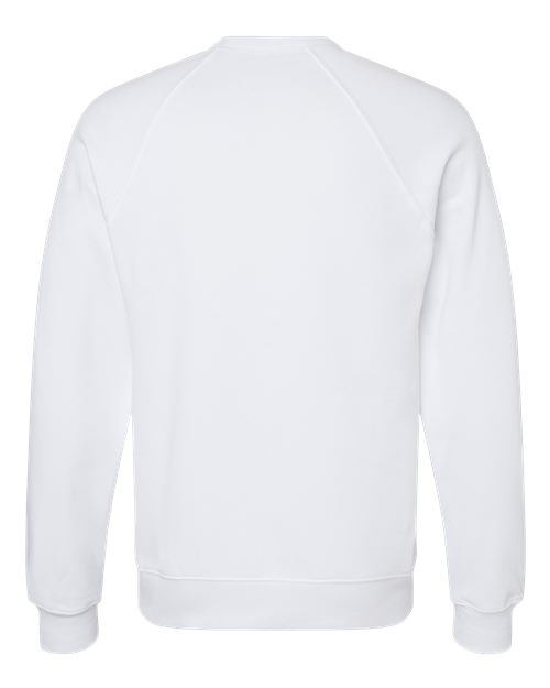 BELLA + CANVAS Sponge Fleece Raglan Crewneck Sweatshirt 3901 Custom Embroidered Business Logo