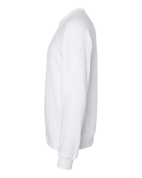 BELLA + CANVAS Sponge Fleece Raglan Crewneck Sweatshirt 3901 White