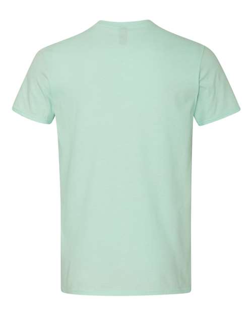 Gildan Softstyle® Lightweight T-Shirt 980 Teal Ice Custom Embroidered Business Logo