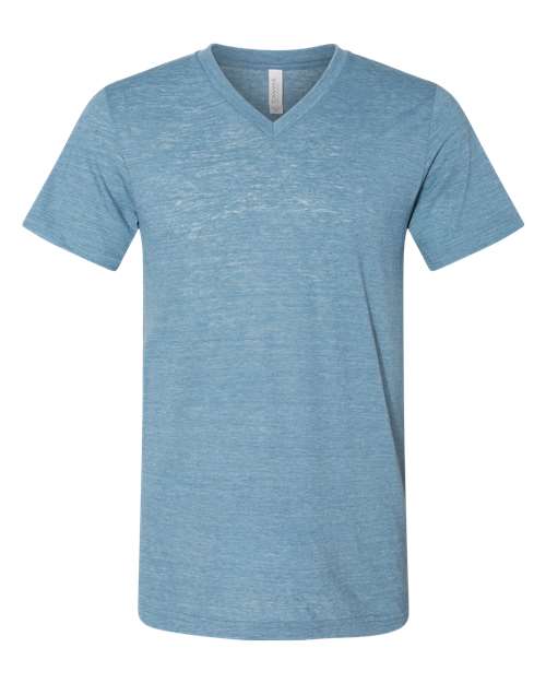 BELLA + CANVAS Textured Jersey V-Neck Tee 3655
