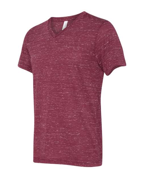 BELLA + CANVAS Textured Jersey V-Neck Tee 3655