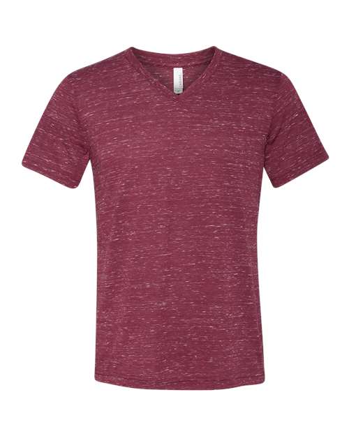 BELLA + CANVAS Textured Jersey V-Neck Tee 3655