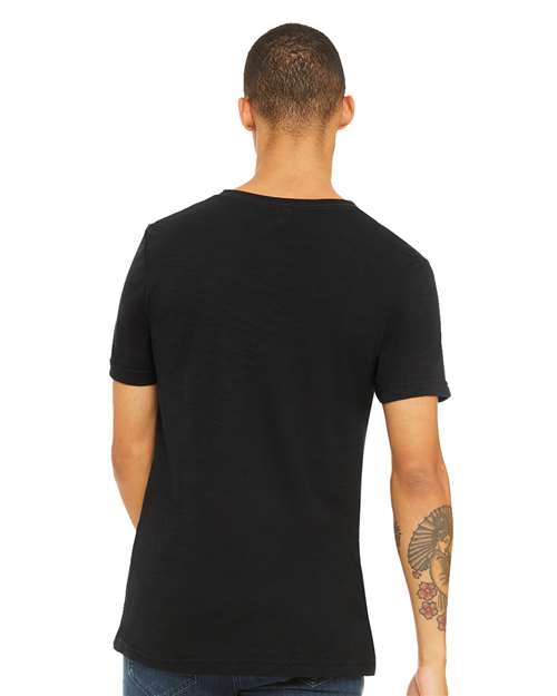 BELLA + CANVAS Textured Jersey V-Neck Tee 3655