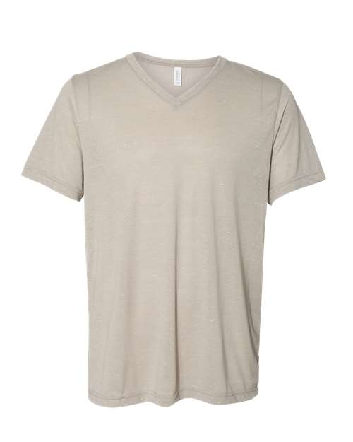BELLA + CANVAS Textured Jersey V-Neck Tee 3655