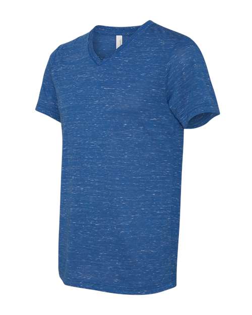BELLA + CANVAS Textured Jersey V-Neck Tee 3655