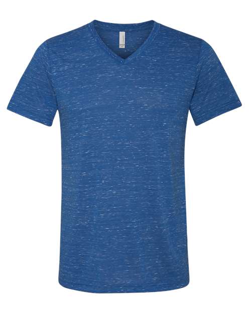 BELLA + CANVAS Textured Jersey V-Neck Tee 3655