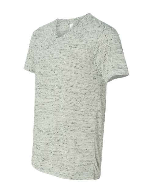 BELLA + CANVAS Textured Jersey V-Neck Tee 3655