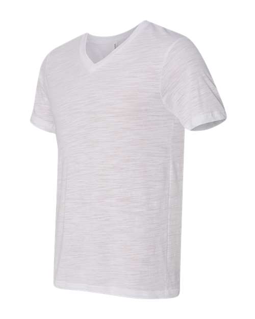 BELLA + CANVAS Textured Jersey V-Neck Tee 3655
