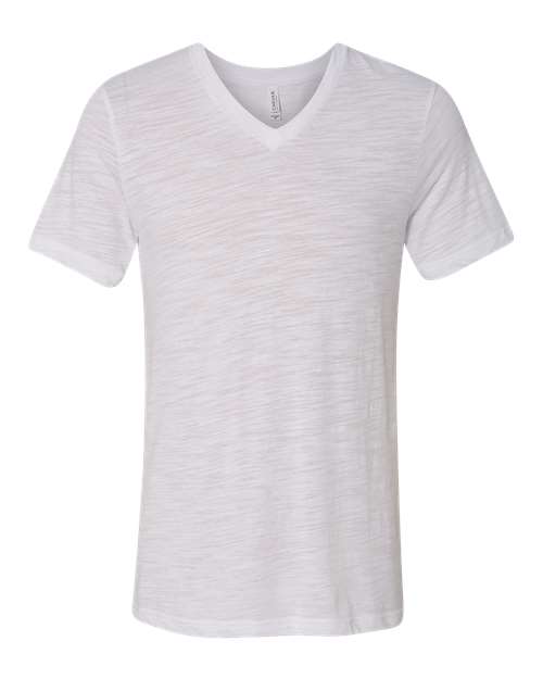 BELLA + CANVAS Textured Jersey V-Neck Tee 3655