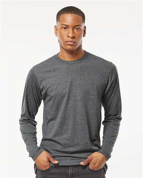 Custom Embroidered Tultex Poly-Rich Long Sleeve T-Shirt 242