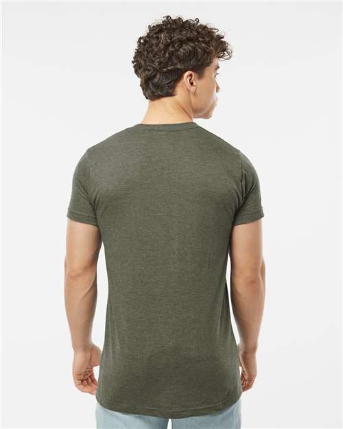 Tultex Fine Jersey T-Shirt 202 Heather Military Green