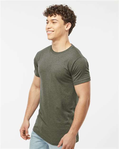 Tultex Fine Jersey T-Shirt 202 Heather Military Green