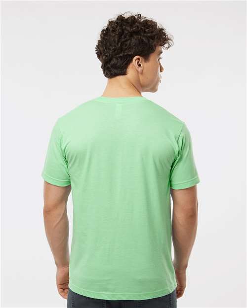 Tultex Fine Jersey T-Shirt 202 Heather Neo Mint