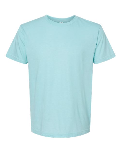 Tultex Fine Jersey T-Shirt 202 Heather Purist Blue