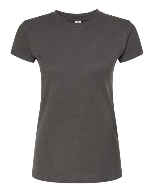 Tultex Women's Fine Jersey Slim Fit T-Shirt 213 Charcoal