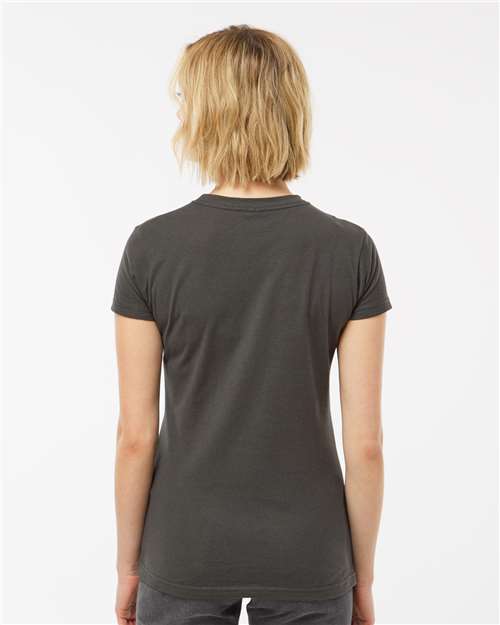 Tultex Women's Fine Jersey Slim Fit T-Shirt 213 Charcoal