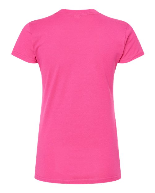 Tultex Women's Fine Jersey Slim Fit T-Shirt 213 Fuchsia