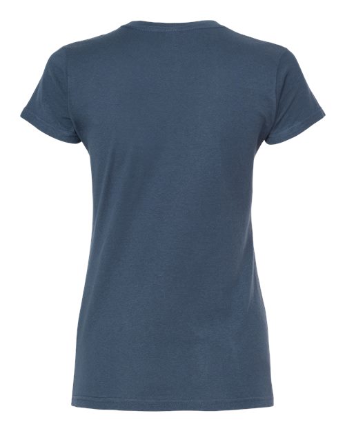 Tultex Women's Fine Jersey Slim Fit T-Shirt 213 Indigo