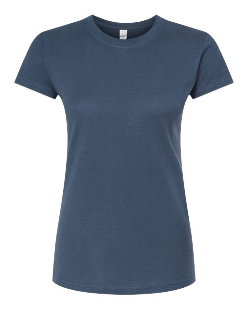 Tultex Women's Fine Jersey Slim Fit T-Shirt 213 Indigo