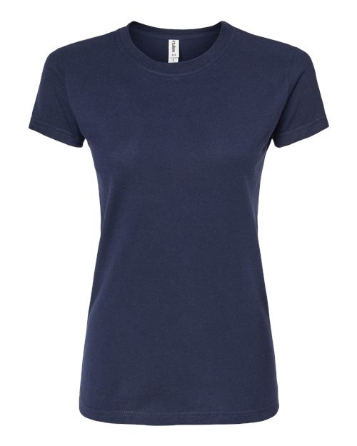 Tultex Women's Fine Jersey Slim Fit T-Shirt 213 Navy