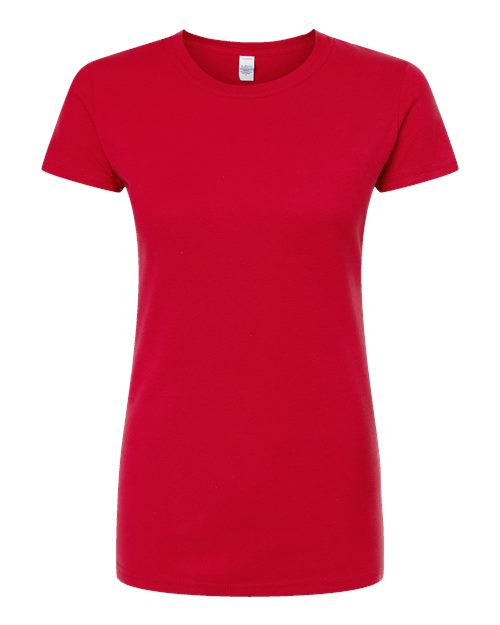 Tultex Women's Fine Jersey Slim Fit T-Shirt 213 Red