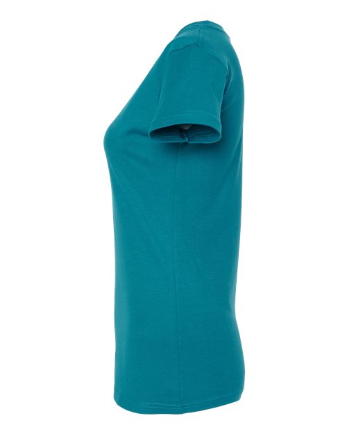 Tultex Women's Fine Jersey Slim Fit T-Shirt 213 Teal