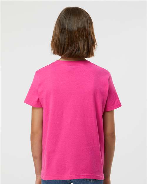 Tultex Youth Fine Jersey T-Shirt 235 Fuchsia