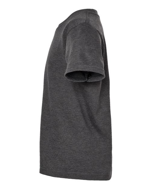 Tultex Youth Fine Jersey T-Shirt 235 Heather Charcoal