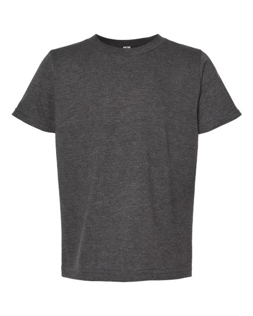 Tultex Youth Fine Jersey T-Shirt 235 Heather Charcoal