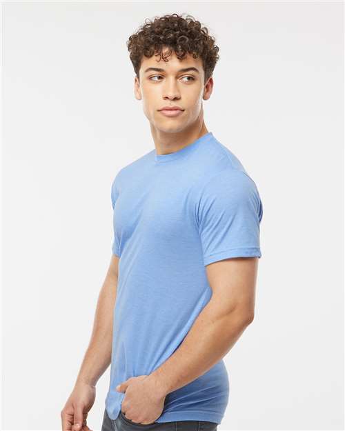 Tultex Poly-Rich T-Shirt 241 Heather Athletic Blue