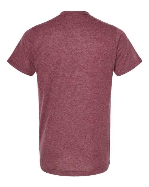 Tultex Poly-Rich T-Shirt 241 Heather Burgundy