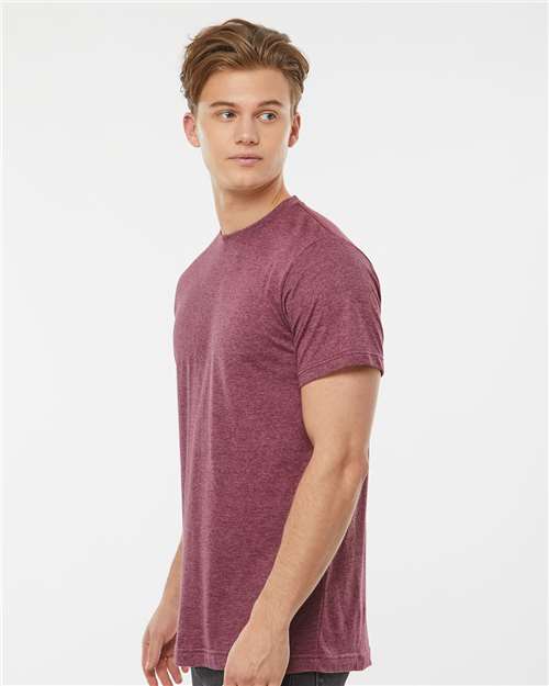 Tultex Poly-Rich T-Shirt 241 Heather Burgundy