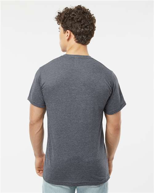 Tultex Poly-Rich T-Shirt 241 Heather Navy