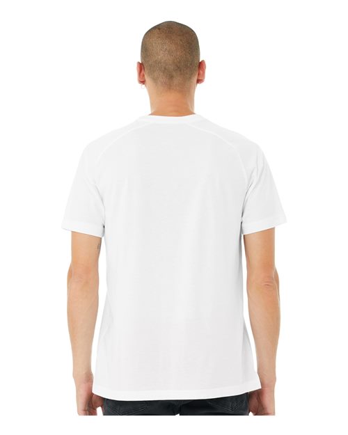 BELLA + CANVAS Heather CVC Raglan Tee 3201