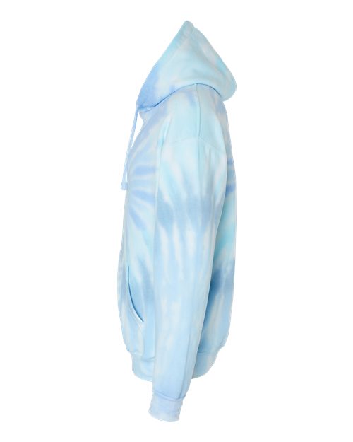 Colortone Tie-Dyed Hooded Sweatshirt 8777 Lagoon