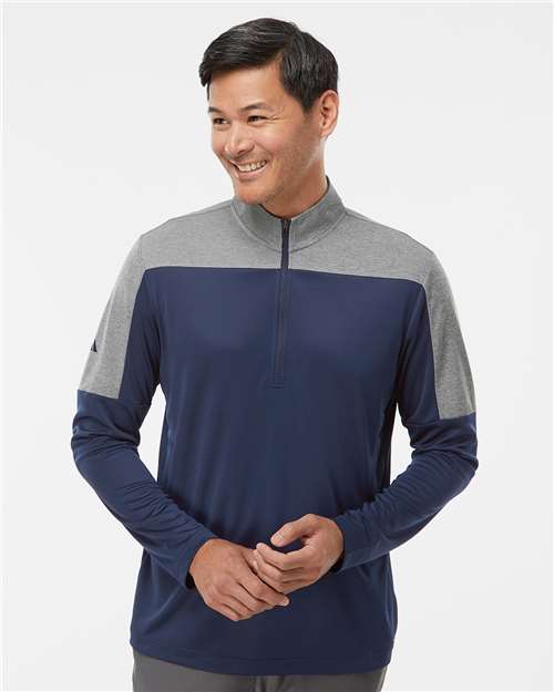 Custom Embroidered Adidas Lightweight Quarter-Zip Pullover A552