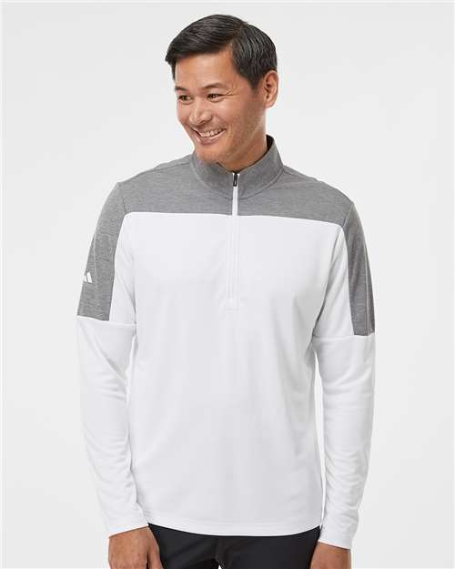 Custom Embroidered Adidas Lightweight Quarter-Zip Pullover A552